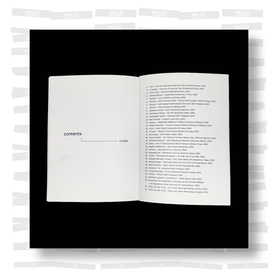 Tapeworks. Art & Design of 80s Experimental Electronic Music