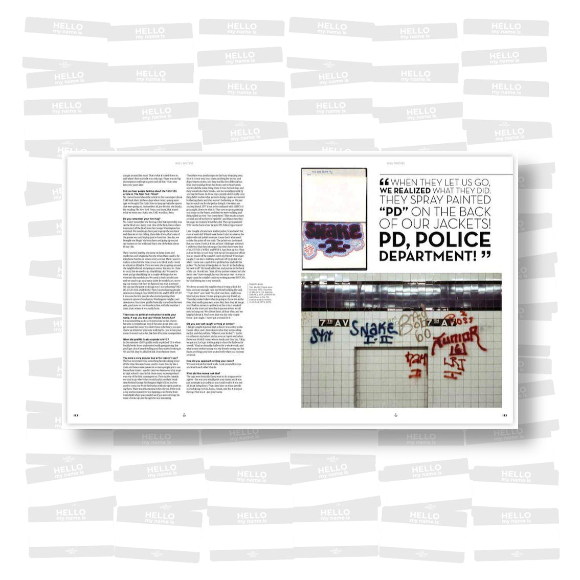 Wall Writers. Graffiti in its Innocence