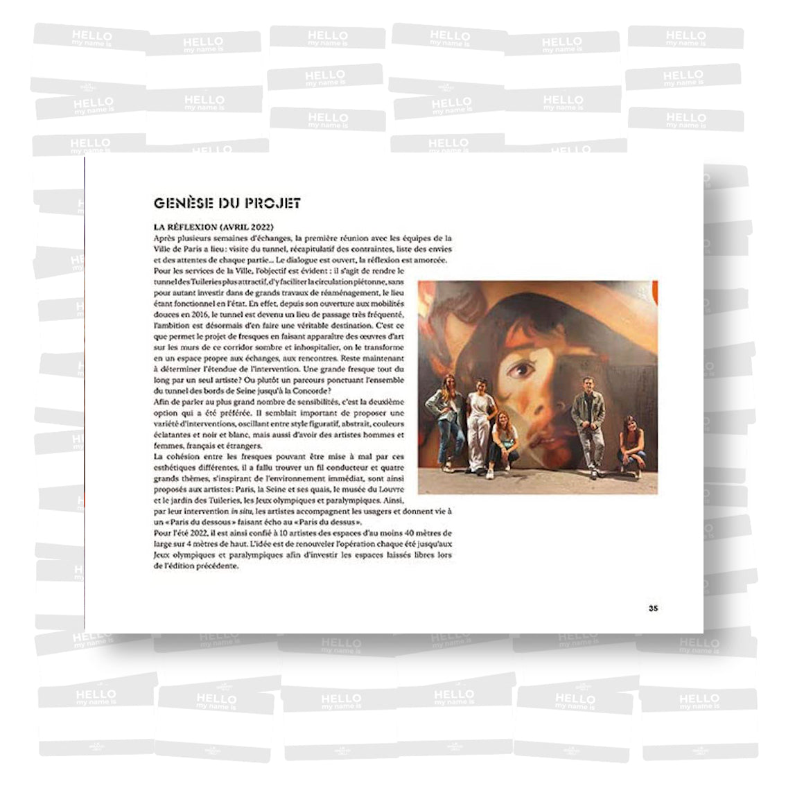 Le tunnel des Tuileries: L'art urbain en bord de Seine