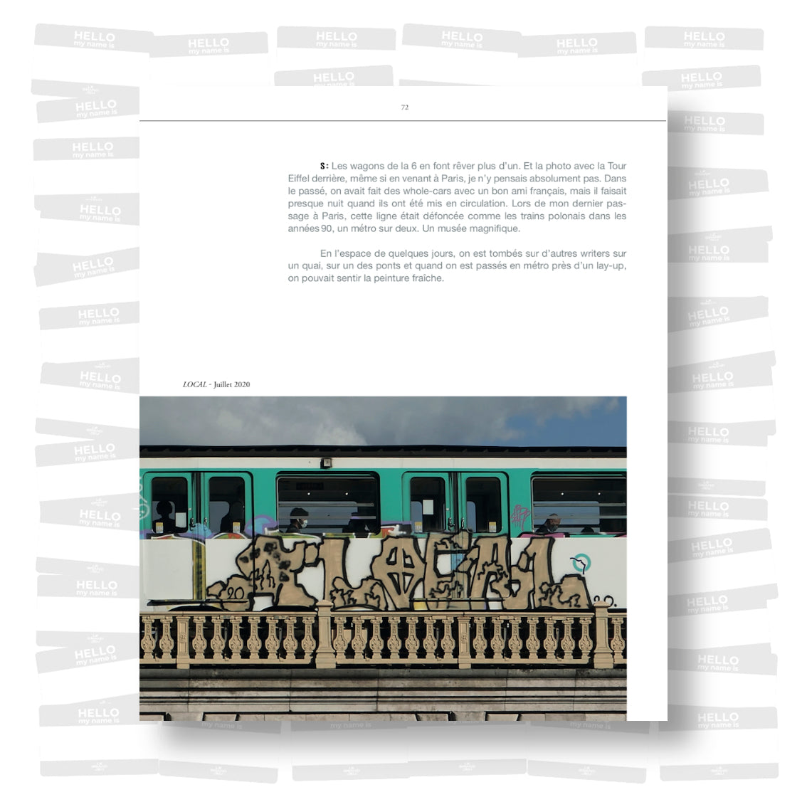 Le Dernier Métro. Paris - Ligne 6 - Année 2020