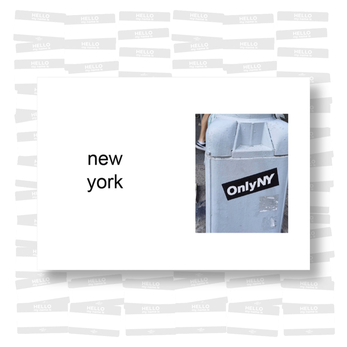 ADHEZIVE - Sticker City Map