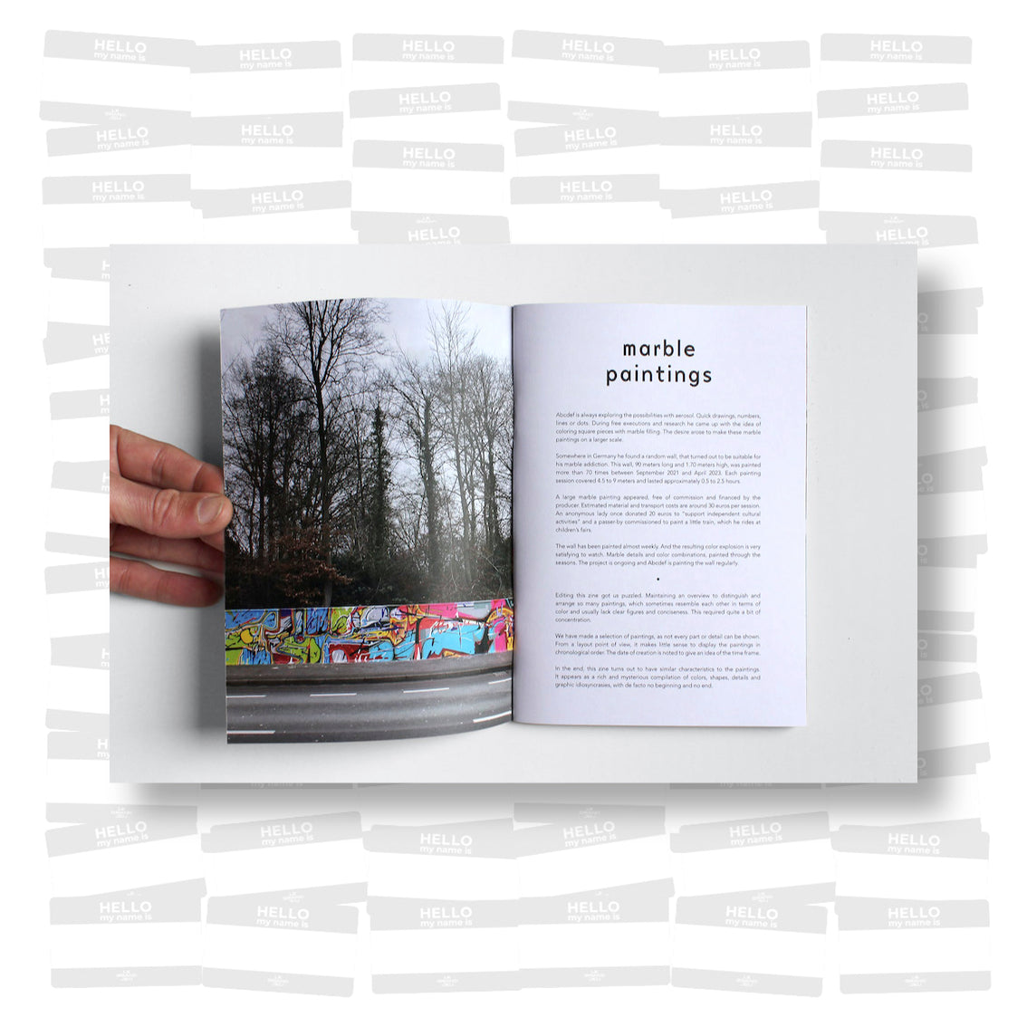 Abcdef - Marble Paintings