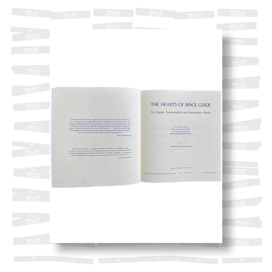 Anna Turner & Stephen Hill - Music from the Hearts of Space