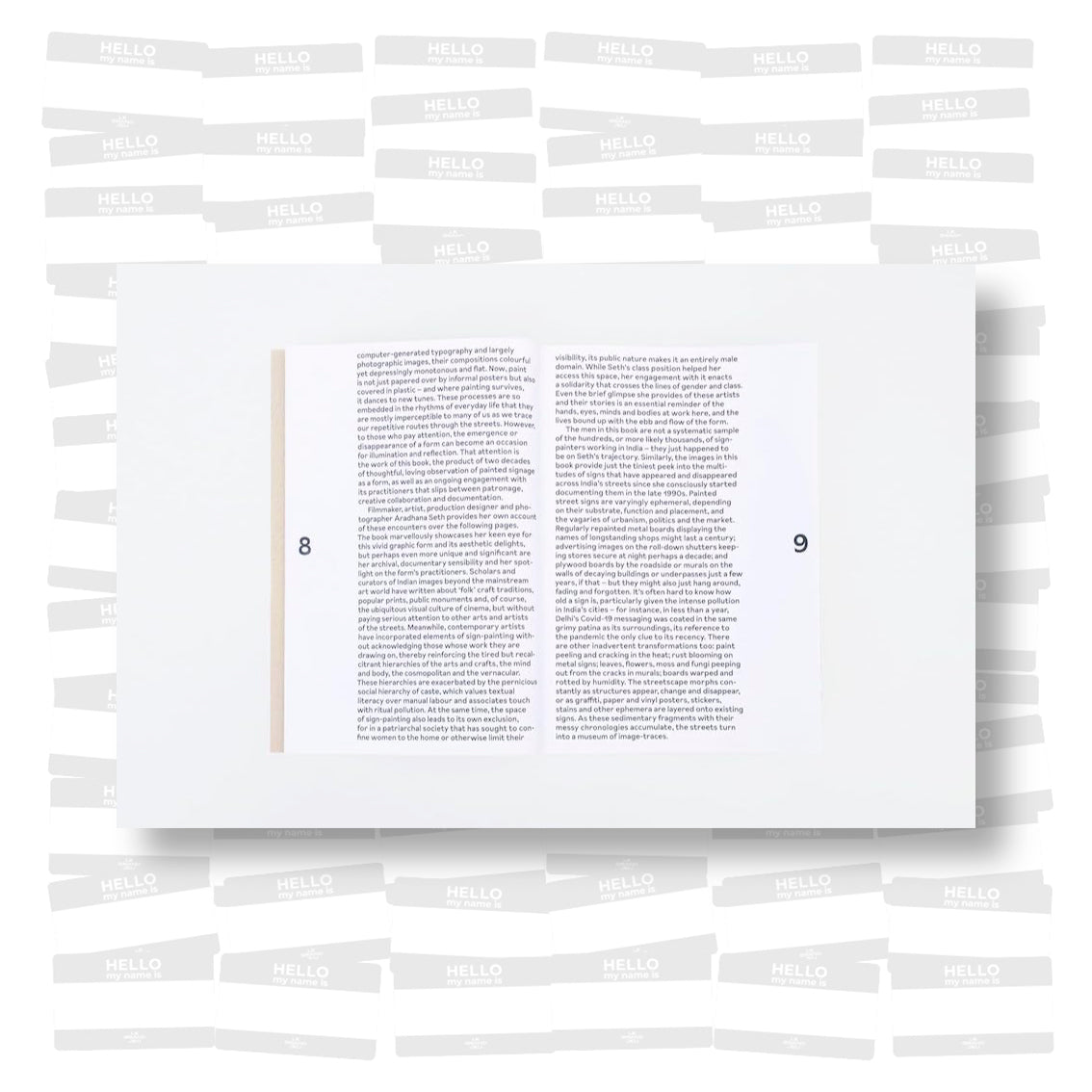 Aradhana Seth - Sadak. Hand painted street signs in India