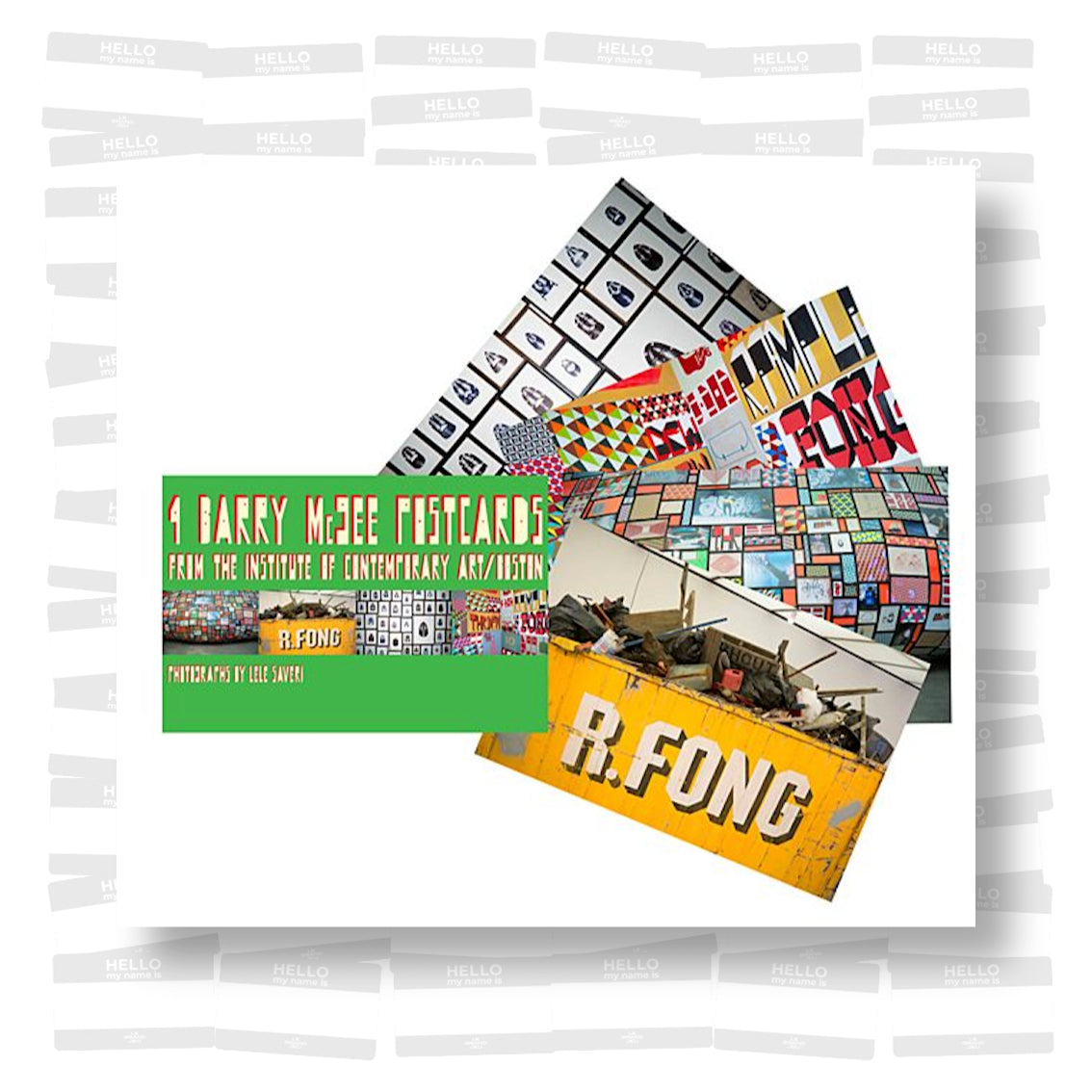 Barry McGee Postcard Set