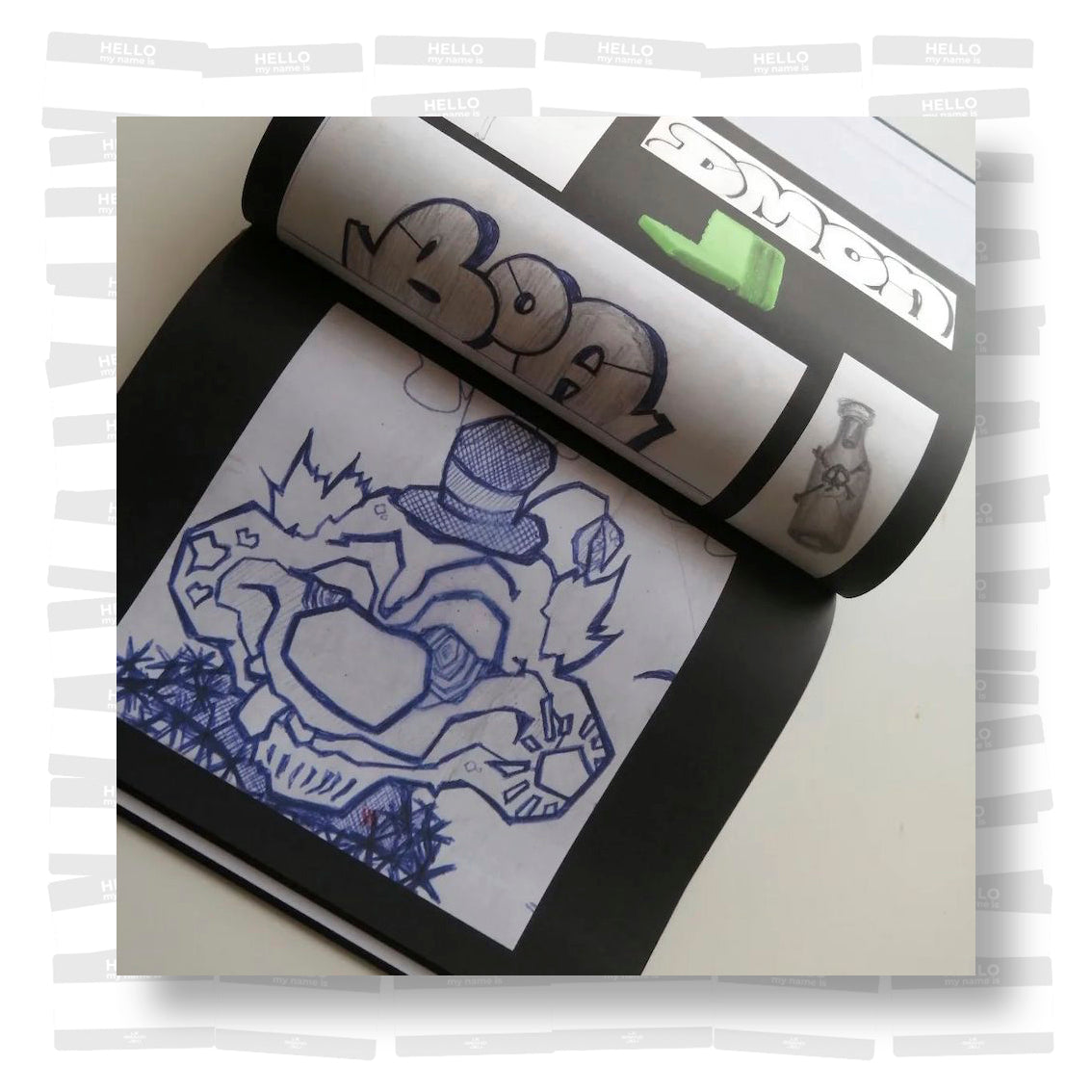 CES53 - Graffiti designs, sketches and doodles 1979-1999