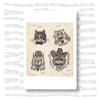 Russian Criminal Tattoo Encyclopaedia Postcards