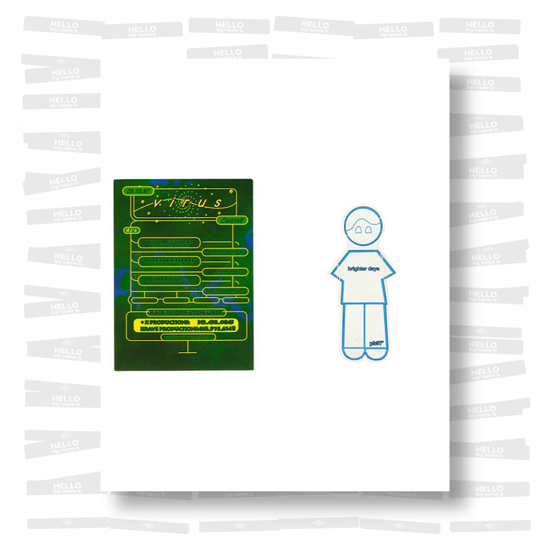 Detroit Rave Flyers 1993-1999