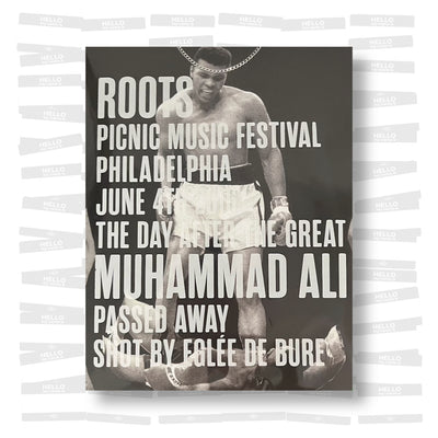 Eglée de Bure - Roots Picnic music festival. Philadelphia. June 4, 2016. The day the after the great Muhammad Ali passed away