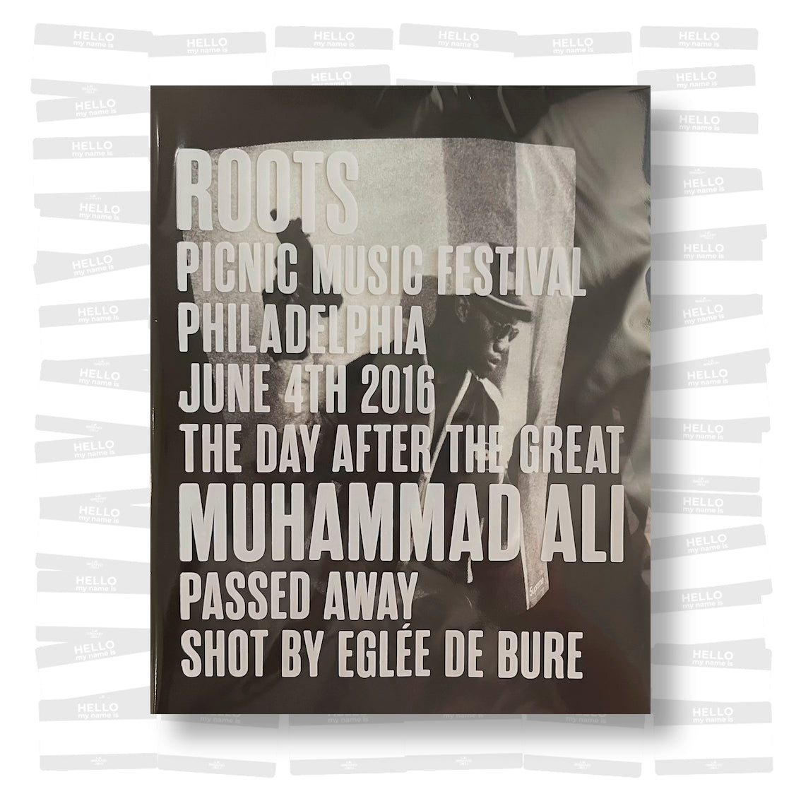 Eglée de Bure - Roots Picnic music festival. Philadelphia. June 4, 2016. The day the after the great Muhammad Ali passed away