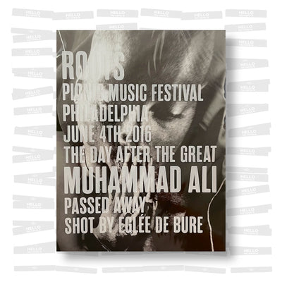 Eglée de Bure - Roots Picnic music festival. Philadelphia. June 4, 2016. The day the after the great Muhammad Ali passed away