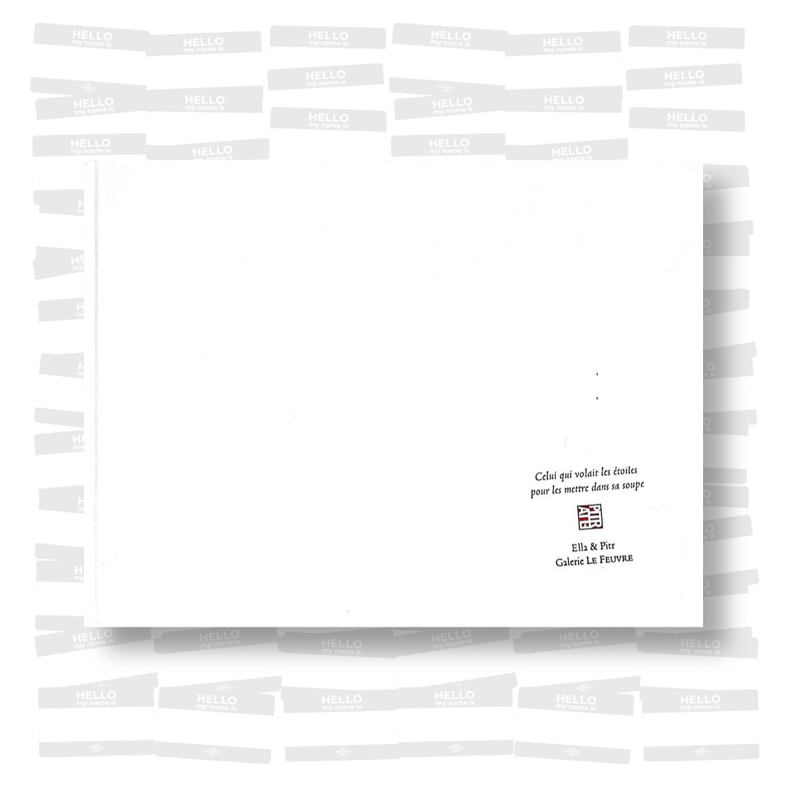 Ella & Pitr - Celui qui volait les étoiles pour les mettre dans sa soupe