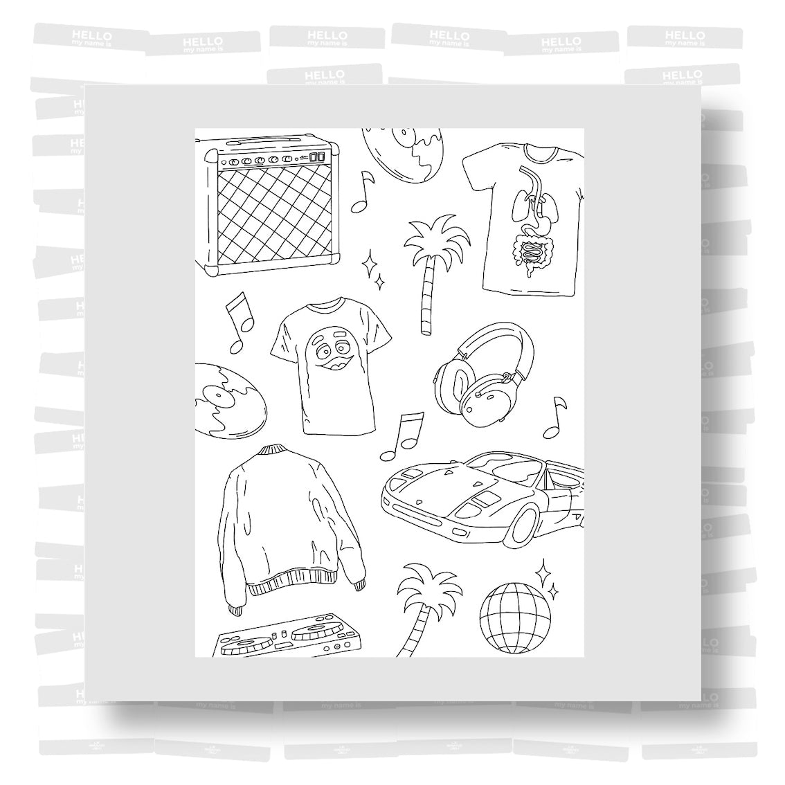 French Touch Coloriage