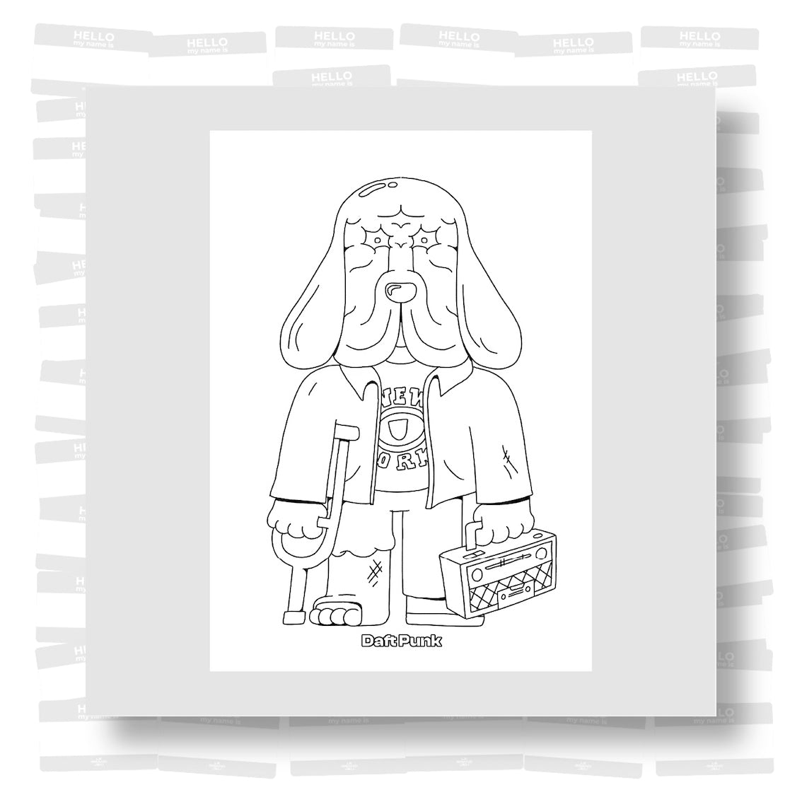 French Touch Coloriage