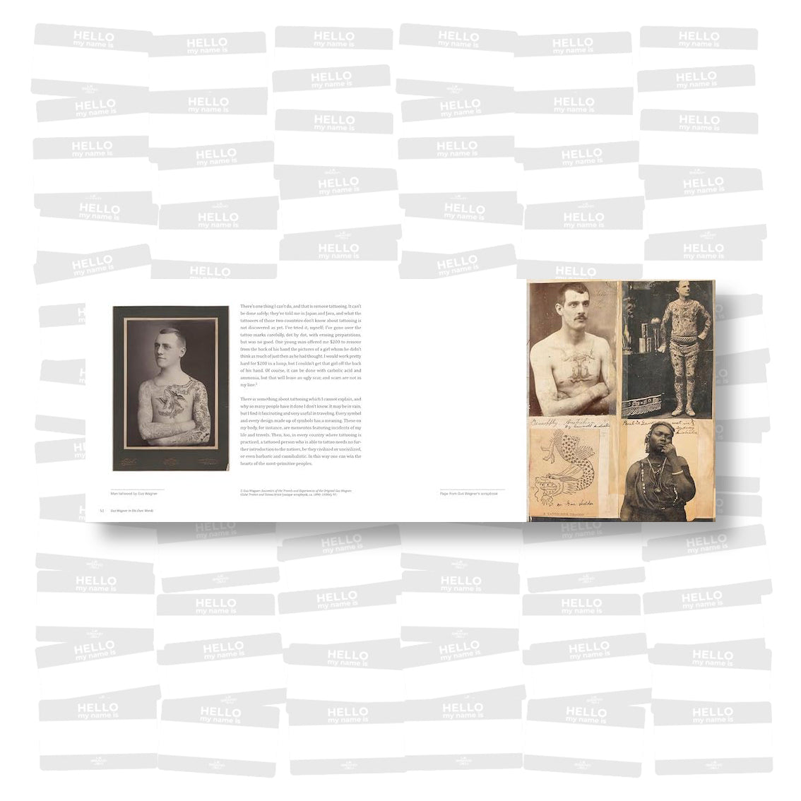 Gus Wagner. Globe Trotter and Hand Tattoo Artist