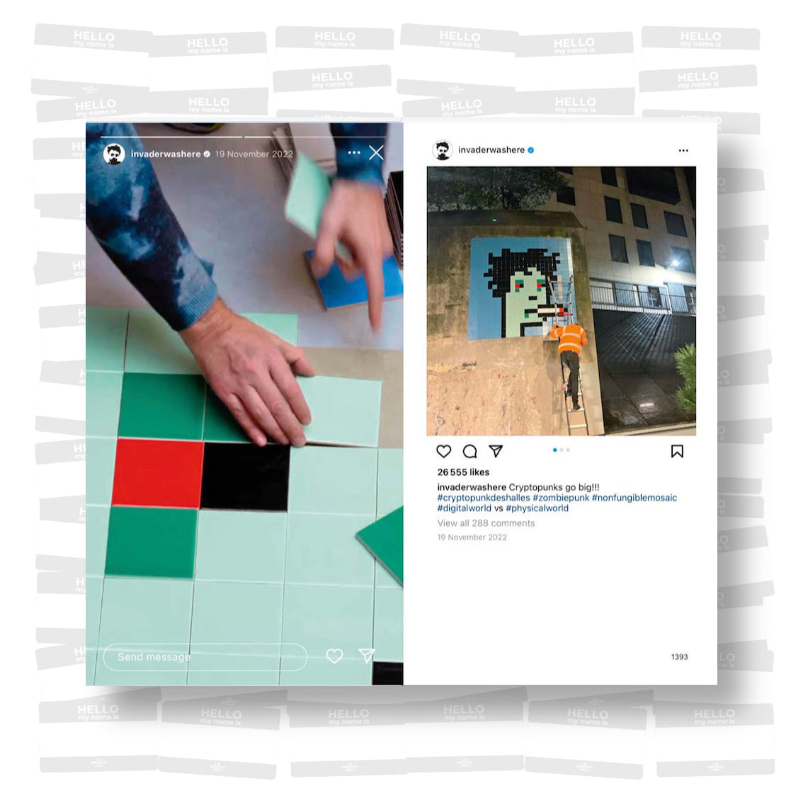 Invader - @Invaderwashere 10 years of Instagram