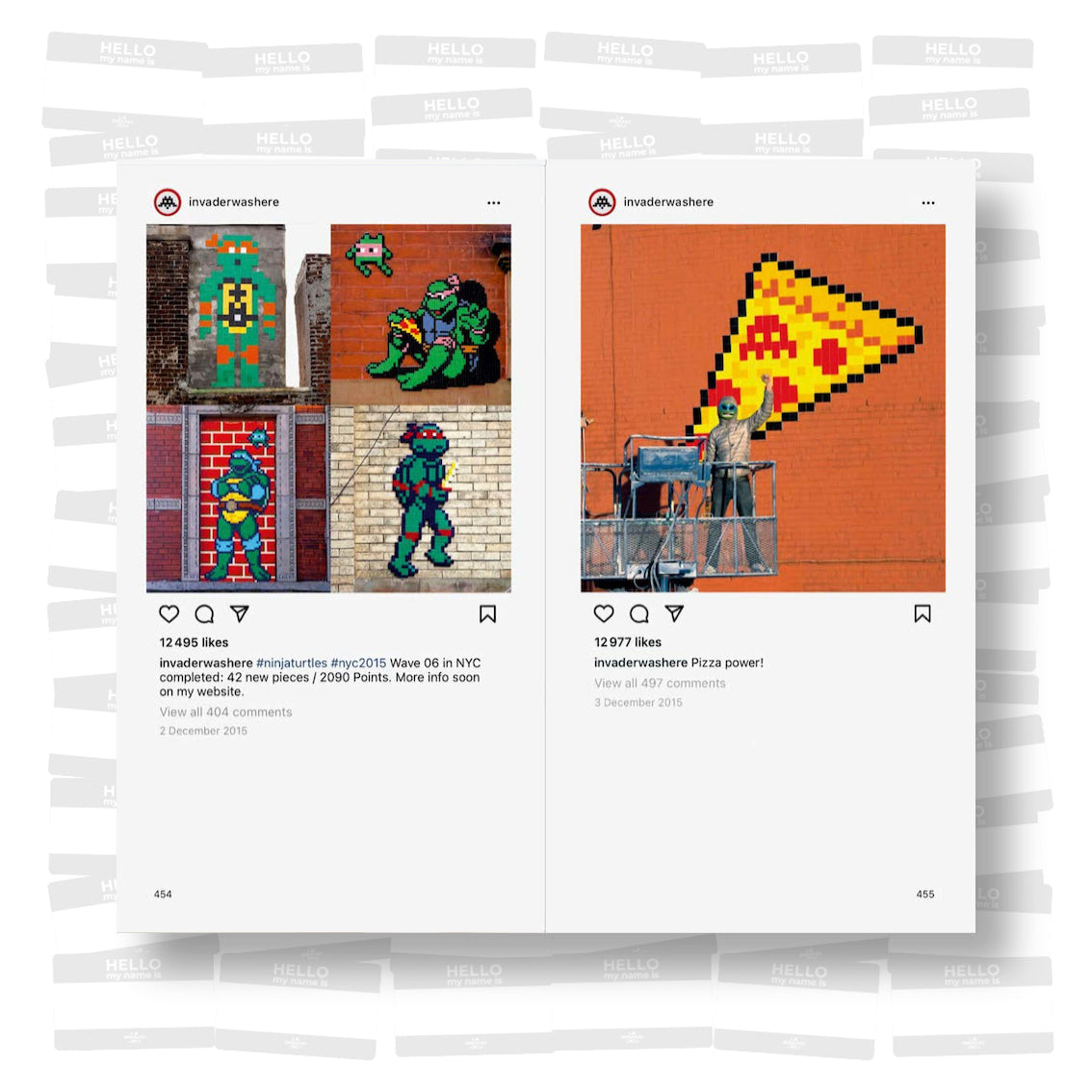 Invader - @Invaderwashere 10 years of Instagram