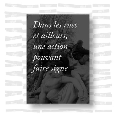 Jean-Claude Luttmann -  Dans les rues et ailleurs, une action pouvant faire signe