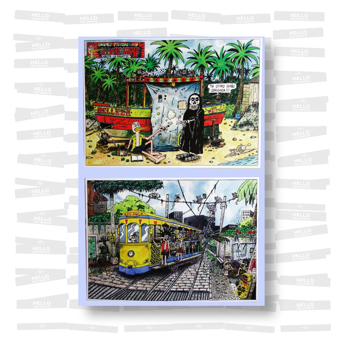 Juju - Postal Cards Tropical Komix #1