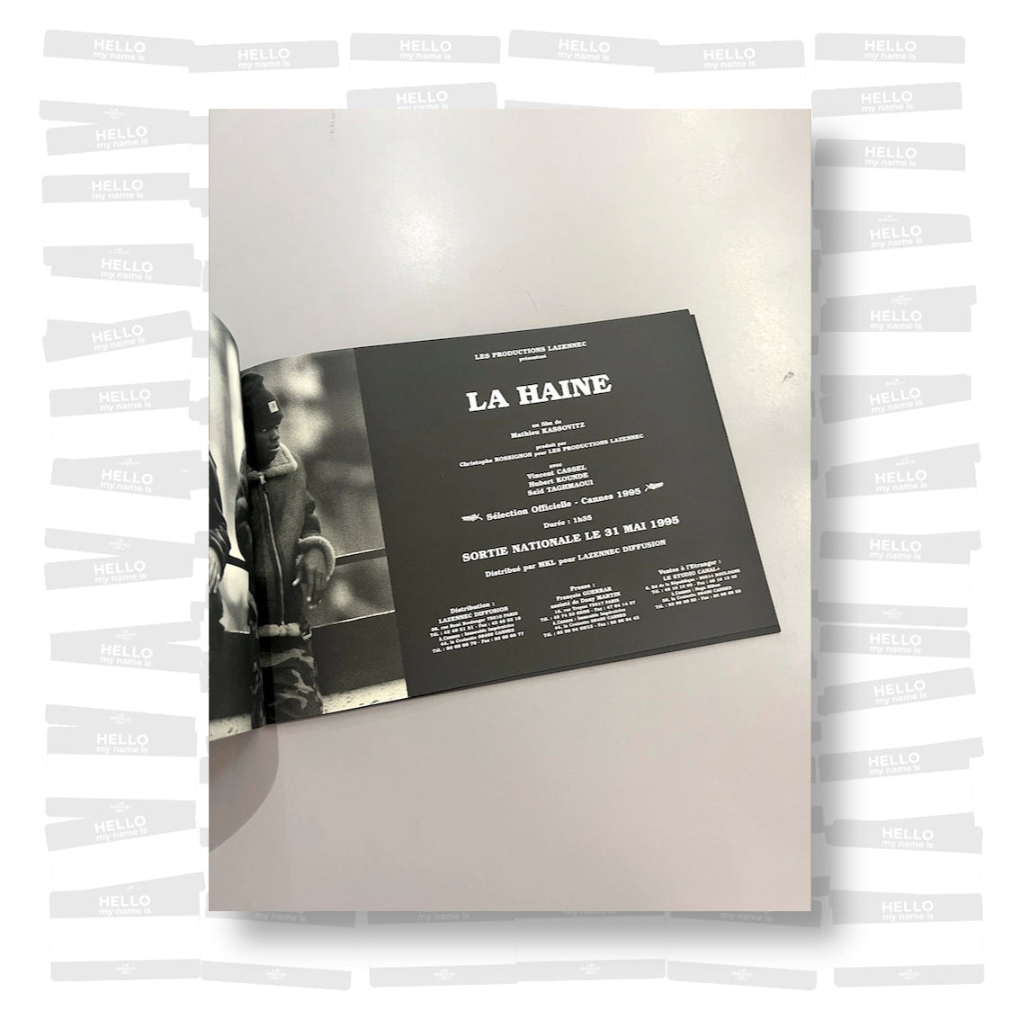 La Haine - Press Kit & Archival Material