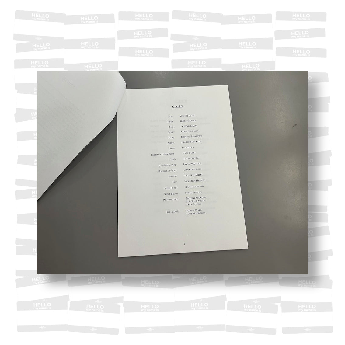 La Haine - Press Kit & Archival Material