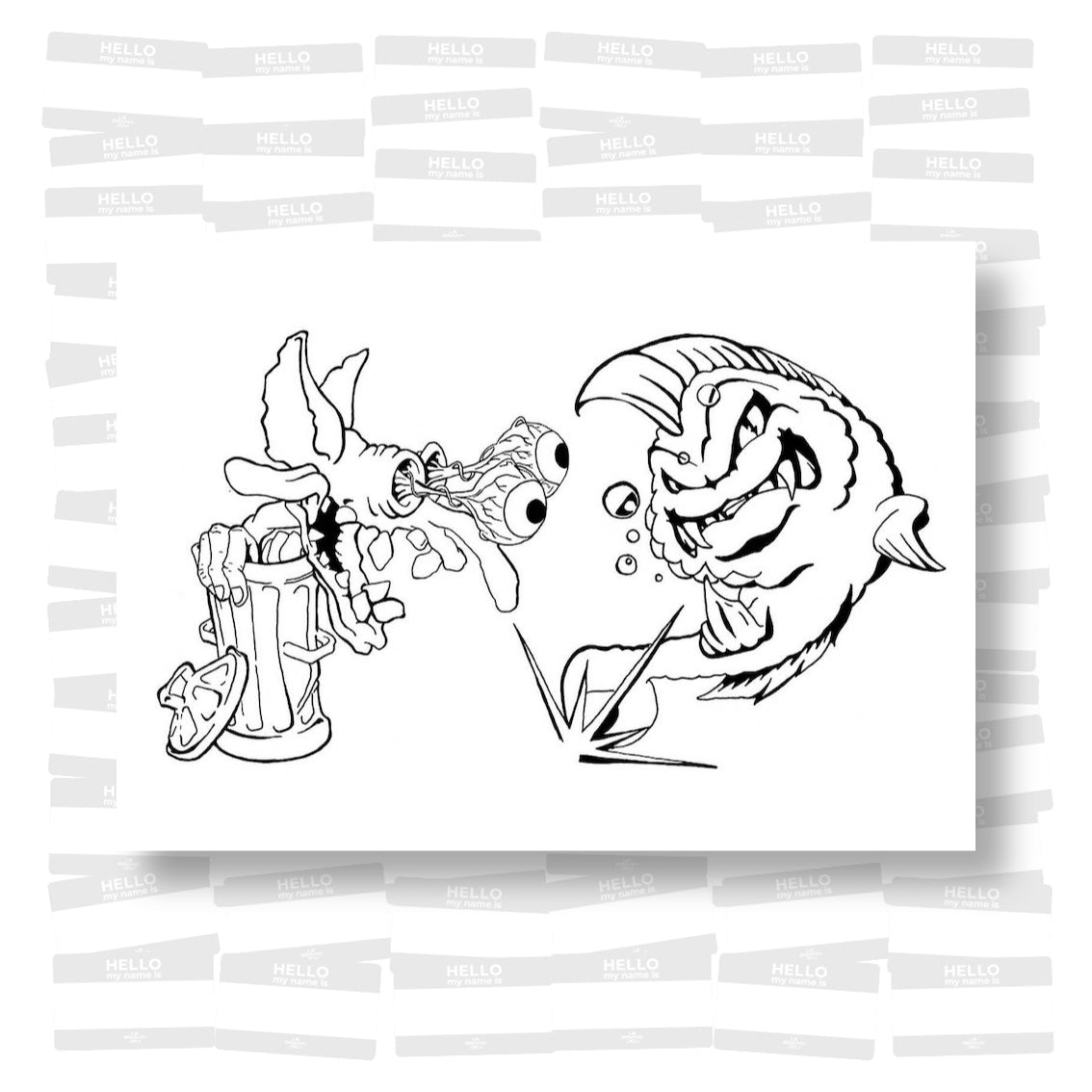 Léonard Dufois - Rave Coloring Pack 002