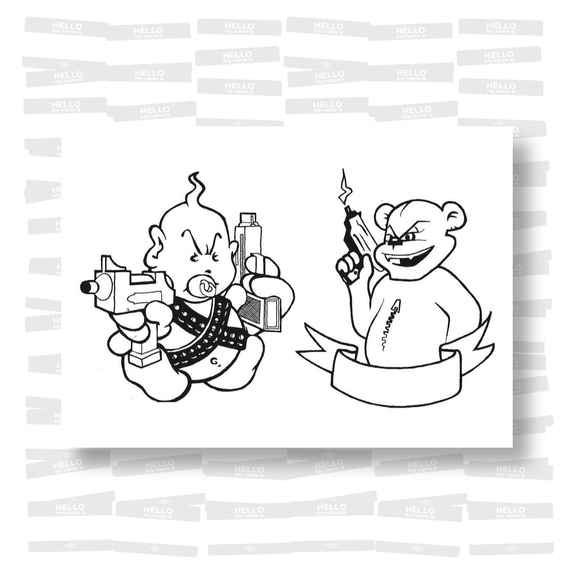 Léonard Dufois - Rave Coloring Pack 002