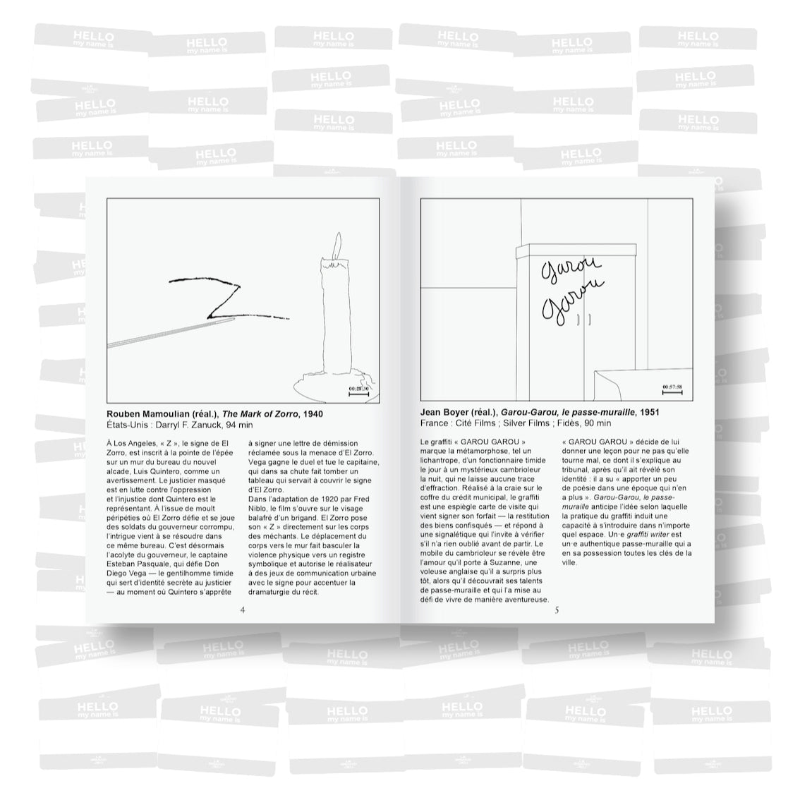 Les Frères Ripoulain - Graffiti Fiction (relevés)