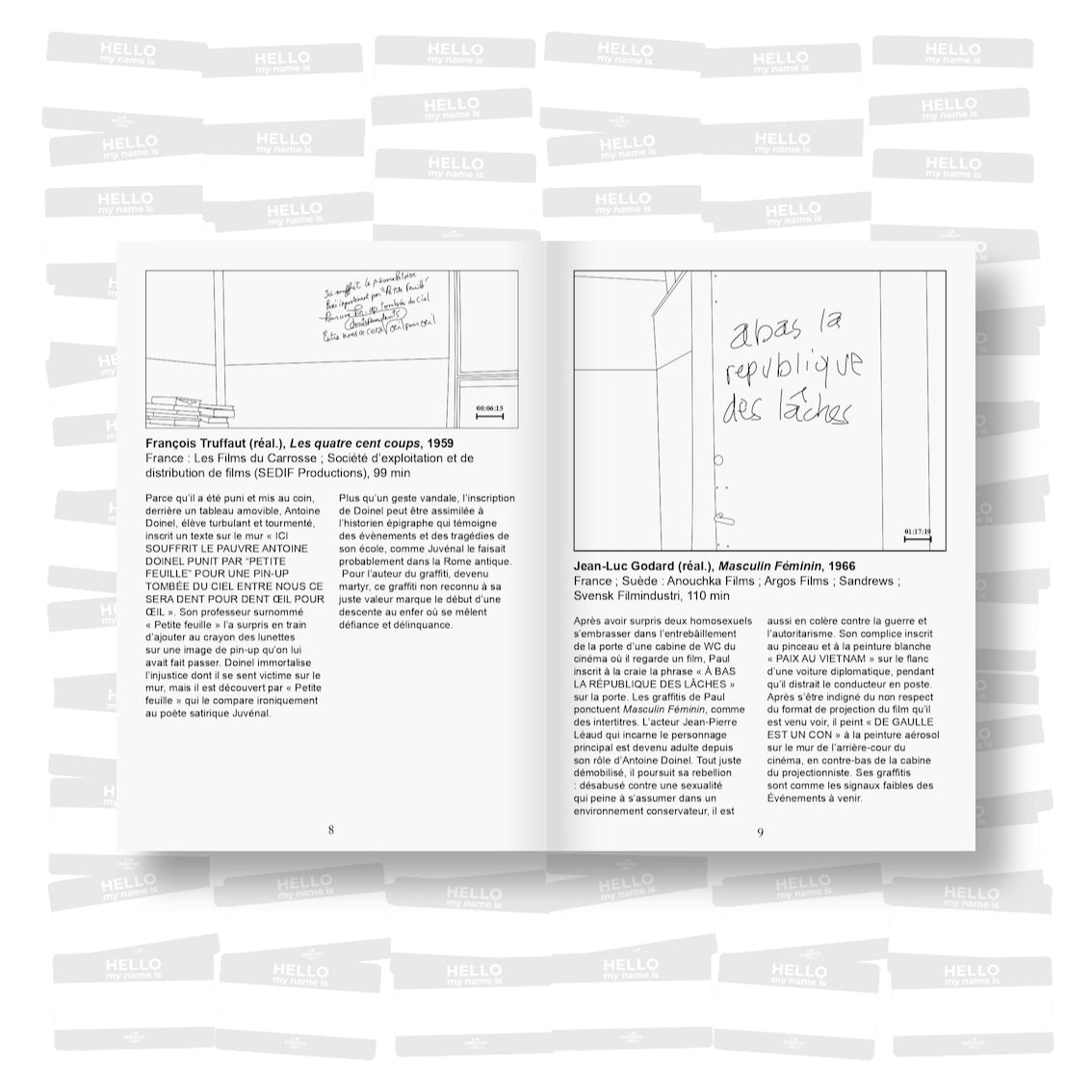 Les Frères Ripoulain - Graffiti Fiction (relevés)