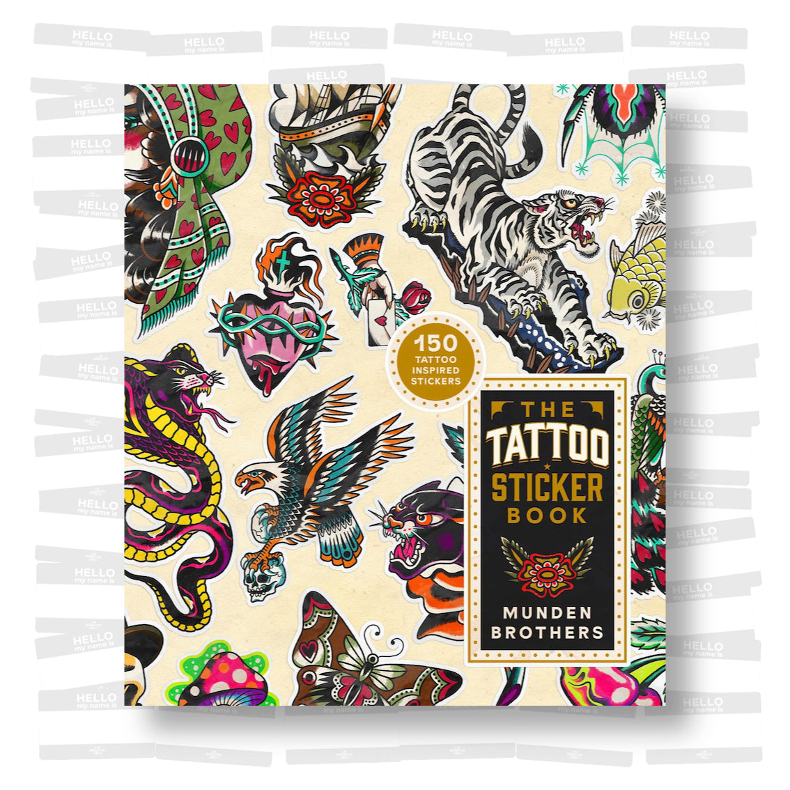 The Munden Brothers - The Tattoo Sticker Book: 150 Tattoo Inspired Stickers