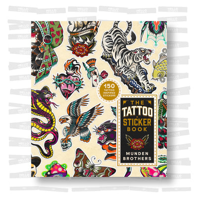 The Munden Brothers - The Tattoo Sticker Book: 150 Tattoo Inspired Stickers