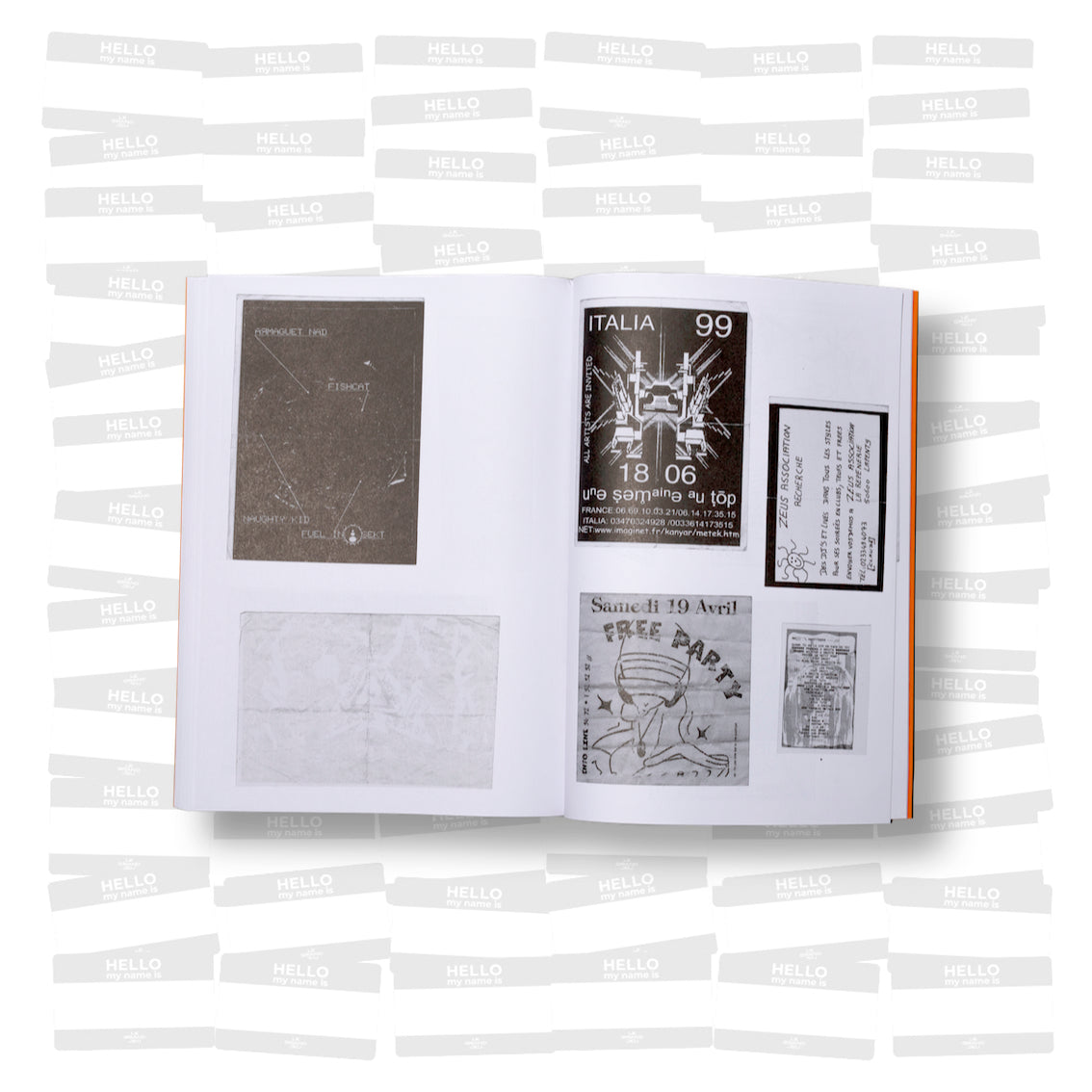 Musique du Diable III. Flyers liés à la culture Free Party, tirée de la collection de Mö.