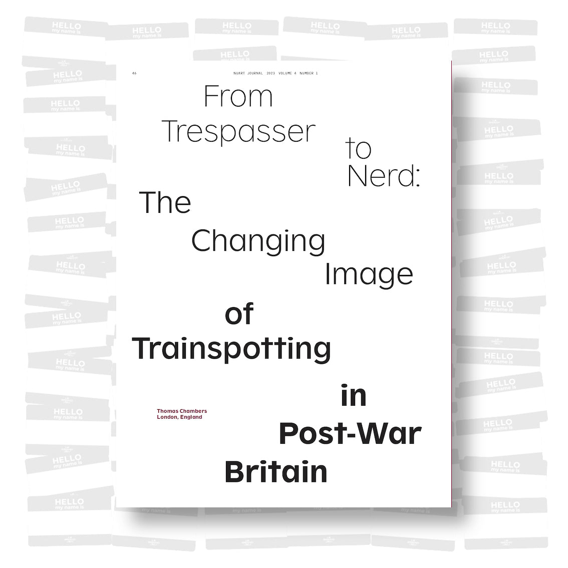 Nuart Journal #7 Trespass