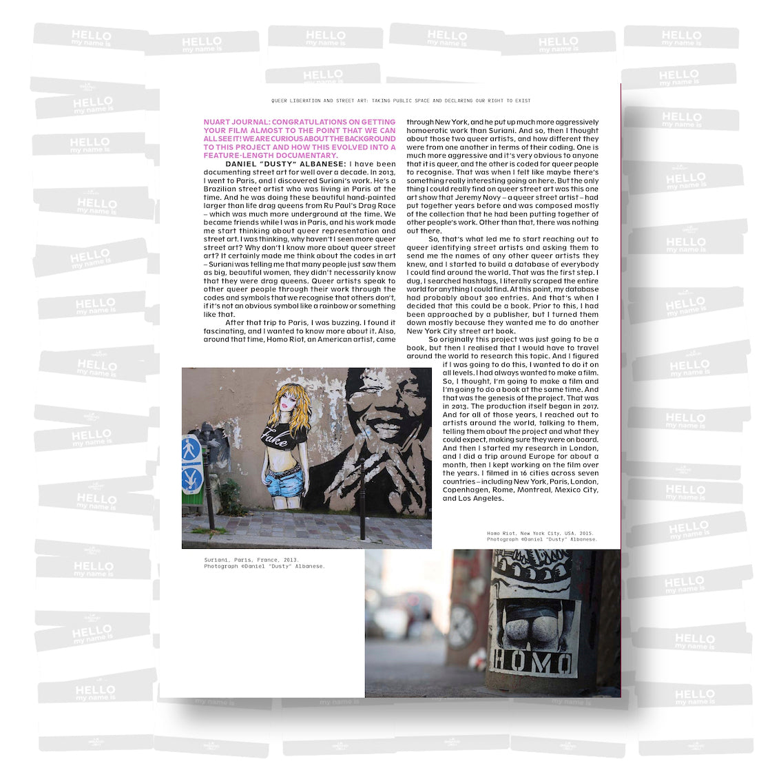 Nuart Journal #7 Trespass