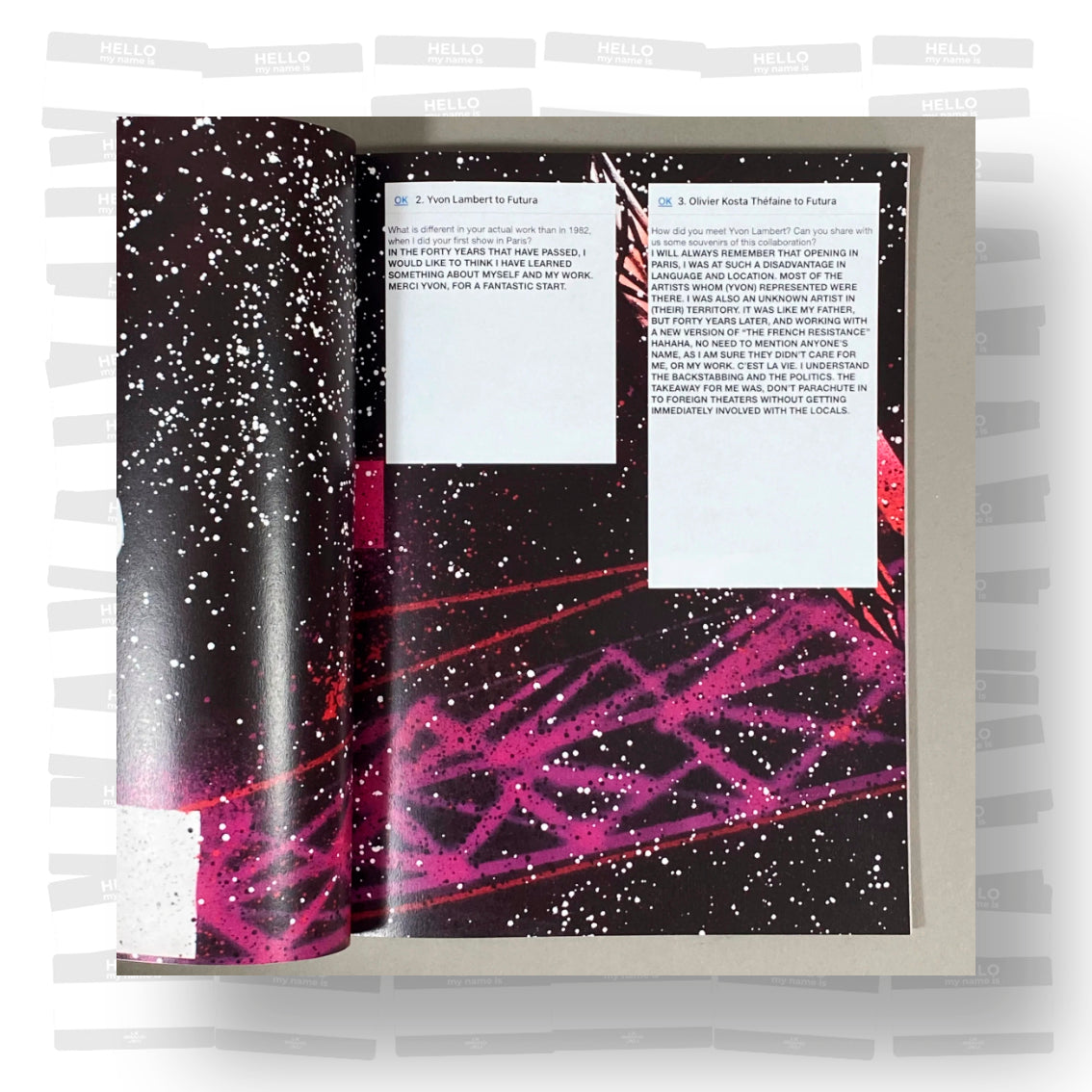 Oeuvres de Futura dans la collection d'agnès b.