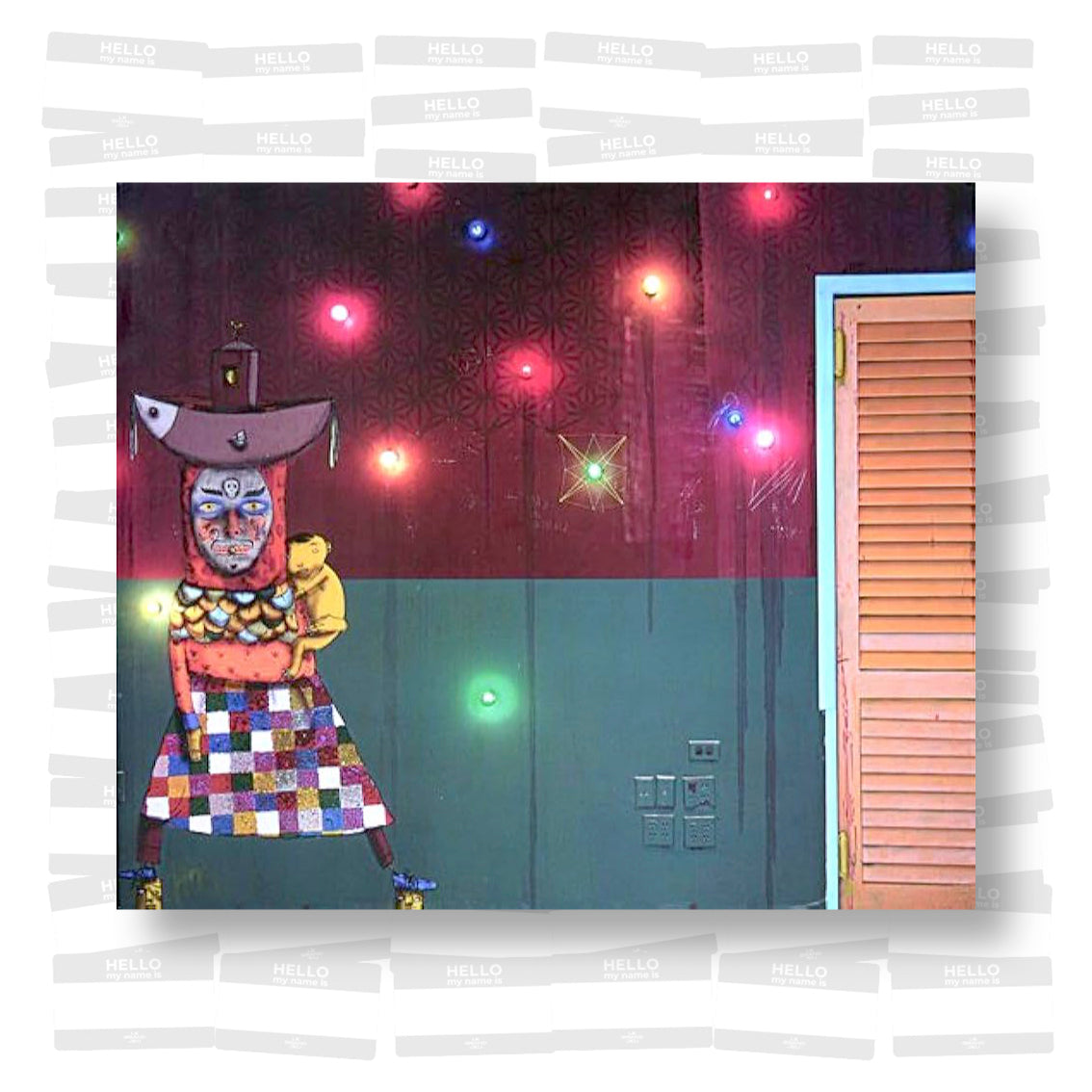 Os Gemeos - The flowers in this garden were planted by my grandparents