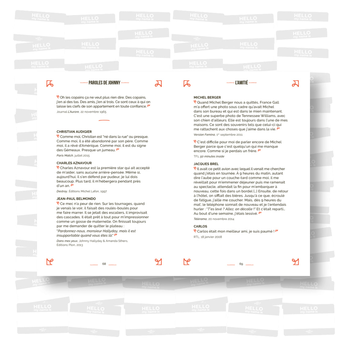 Stéphane Deschamps & Frank Margerin - Paroles de Johnny. Penséees, confidences et phrases cultes