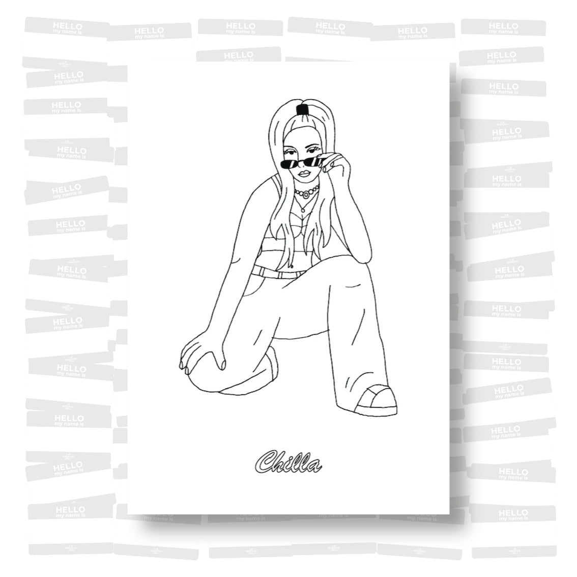 Rap Girls Coloriage