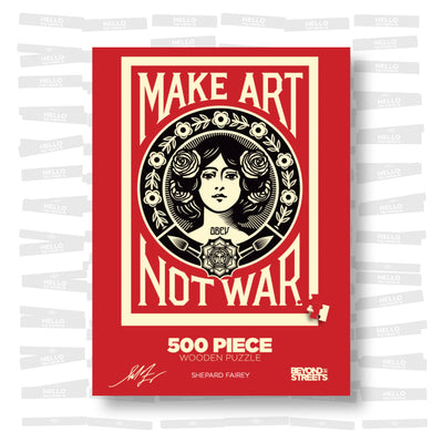 Shepard Fairey - "Make Art Not War" Puzzle Series 1