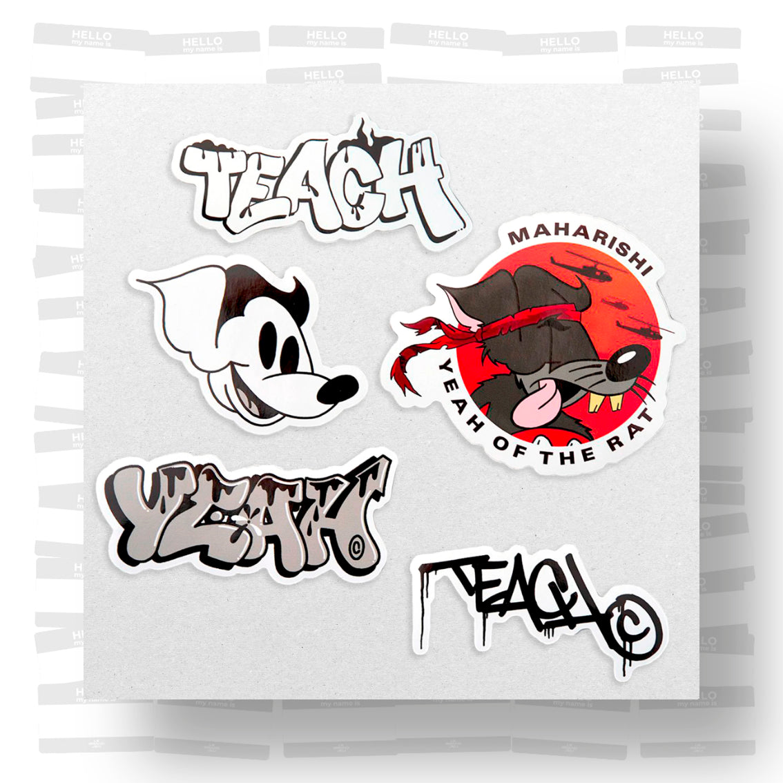 Teach Yeah Of The Rat Sticker Pack
