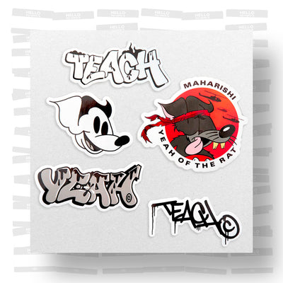 Teach Yeah Of The Rat Sticker Pack
