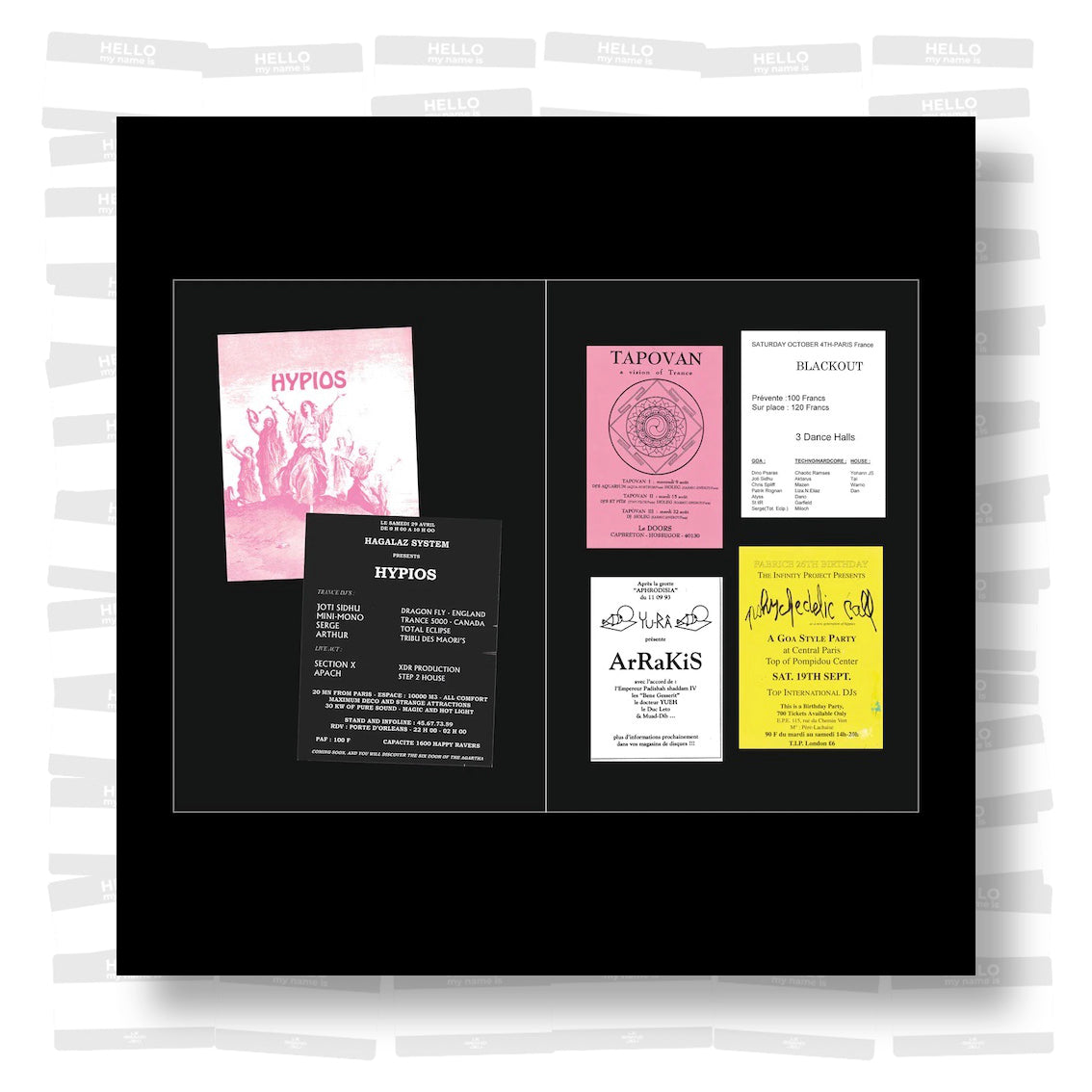 Trance/Goa Flyers (France) 1992-2000