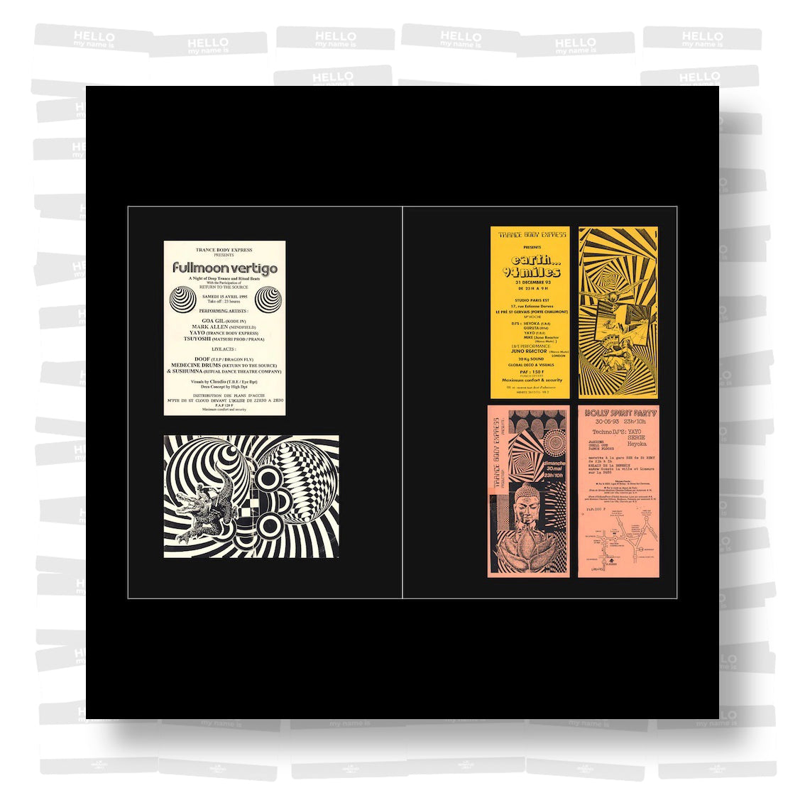 Trance/Goa Flyers (France) 1992-2000