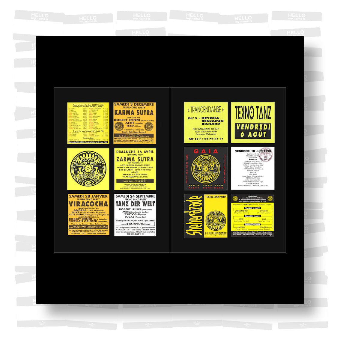 Trance/Goa Flyers (France) 1992-2000