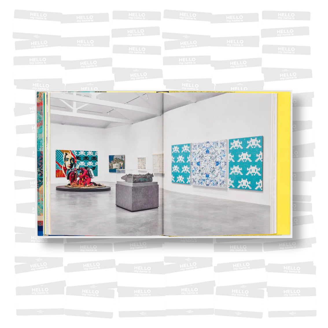 Shepard Fairey, Damien Hirst and Invader - Triple Trouble