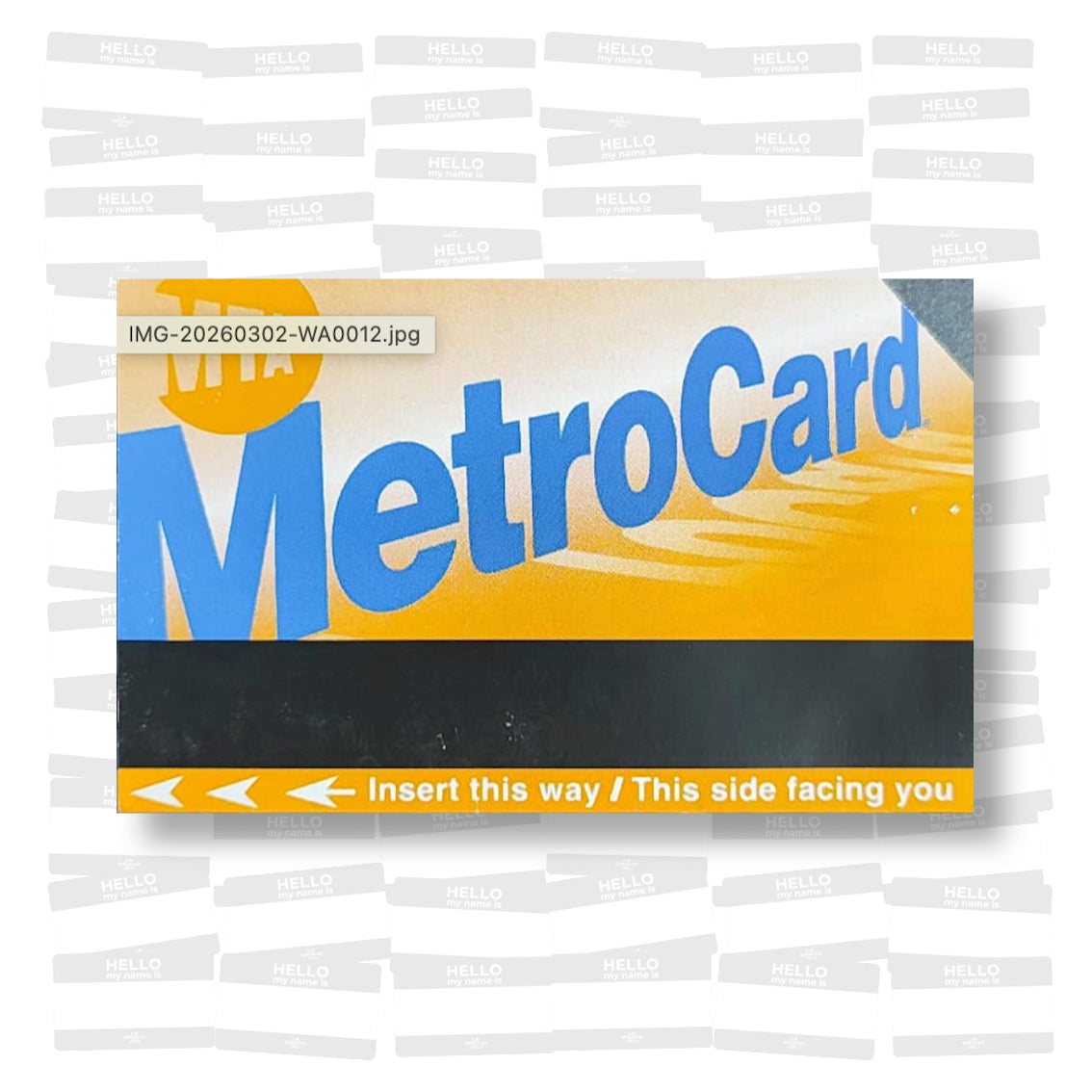 Valentine Métayer - Metrocard