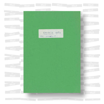 Yaki's Scrapbook: Galerie Yaki Kornblit 1983