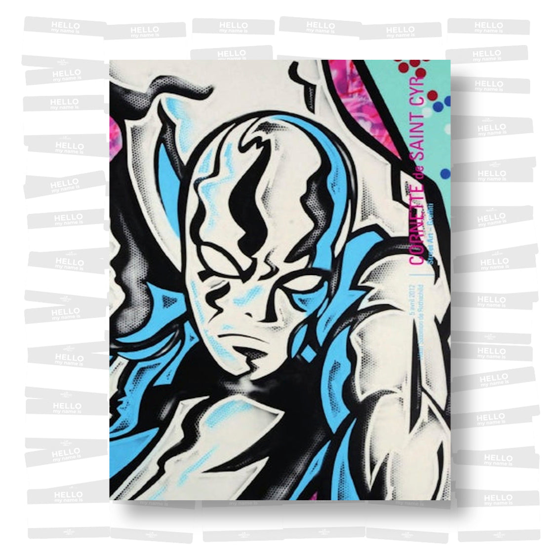 Cornette de Saint Cyr - Street Art Graffiti. April 5, 2012