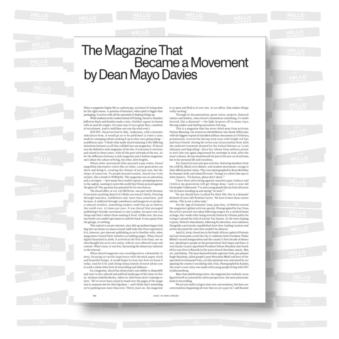 Dazed : 30 Years Confused: The Covers That Launched a Movement