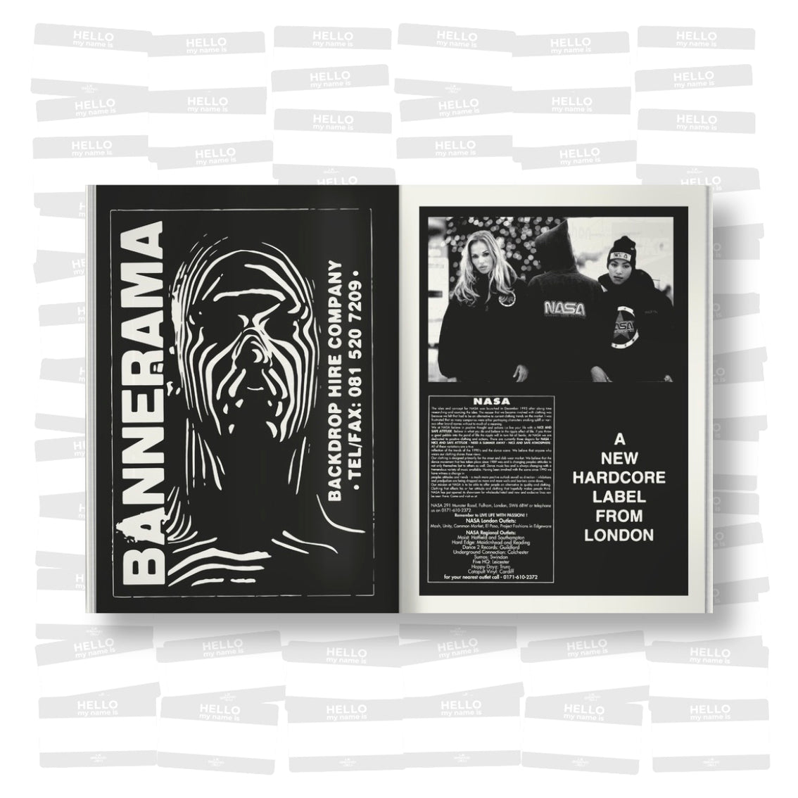 Archivio #1 – Records Store Ads and Paper Ephemera from Rave fanzines of the early 90s